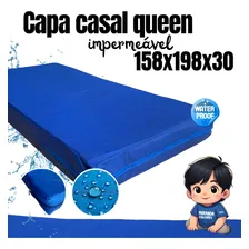 Capa Casal Queen Impermeável para Colchão Hospitalar Forrada 158/198/30 Foto mini 2