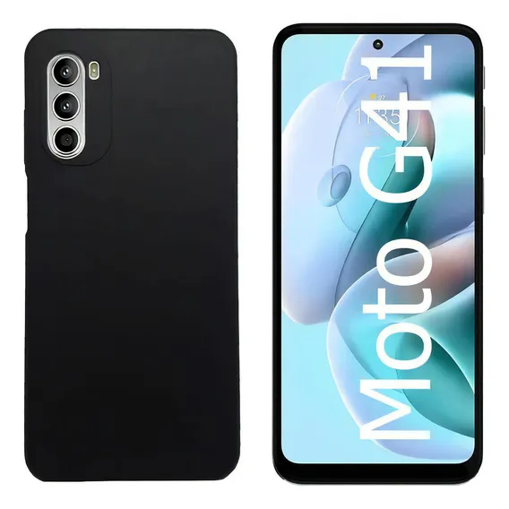 Capa Case Aveludada Moto G41 + Película 3d Foto 1