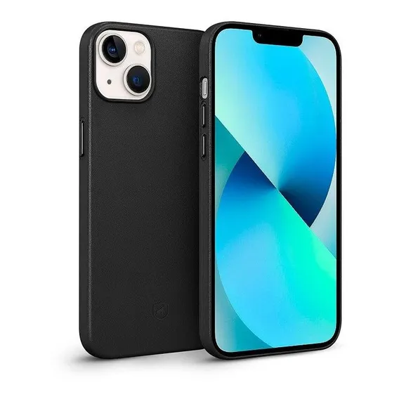 Capa Case Capinha Couro Dual para iPhone 13 Gshield Cor Preto Foto 1