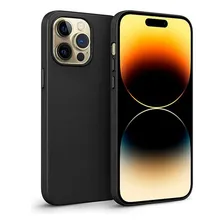 Capa Case Capinha iPhone 15 Pro Max-couro Dual Preta-gshield Foto  mini 1
