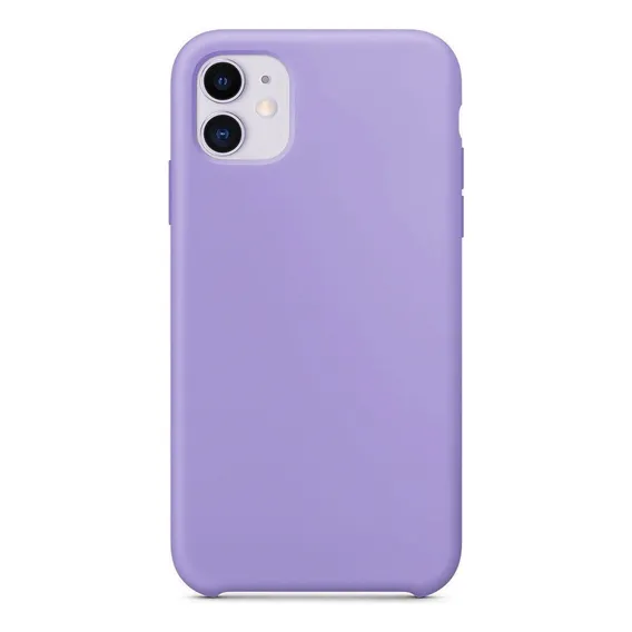 Capa Case Capinha Silicone Compatível iPhone Modelos Cor Lilás iPhone 7/8 Plus Foto 1
