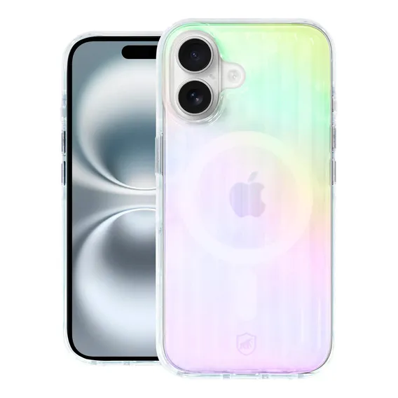 Capa Case Magsafe Rainbow Transparente iPhone 16 Gshield Foto 1
