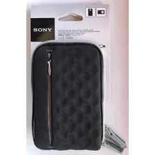 Capa Case P/ Câmera Digital Lcs-twm Sony Nova Cor Preto Foto mini 4