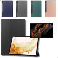 Capa Case Para Samsung Galaxy Tab S9 Plus S9+ 12.4 + Cor Preto Foto  mini 1