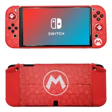 Capa Case Protetor Console Nintendo Switch Oled +par Grips Foto mini 3