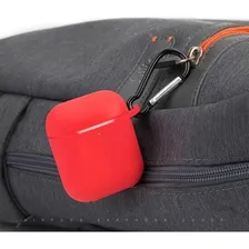 Capa Case Protetora De Silicone Para AirPods Apple 1 E 2 Cor Vermelho Foto mini 3