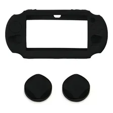 Capa Case Silicone Compativel Com Psvita Ps Vita Slim 2000 Cor Preta Foto mini 1