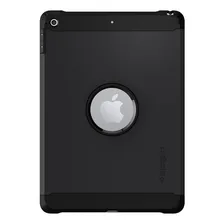 Capa Case Spigen iPad Tablet 9.7 Tough Armor Preta 2017 Foto  mini 1