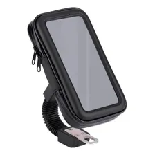 Capa Case Suporte Celular A Prova Dágua P/ Moto Retrovisor Foto mini  2