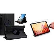 Capa Case Tablet Giratória + Película Para Samsung Tab S8 Foto  mini 1