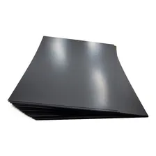 Capa Chapa Plastica Verso Encadernação A4 Preto Pct C/ 100 Foto mini 4