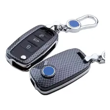 Capa Chave Canivete Couro Volkswagen Golf Jetta Tiguan Gol Foto mini 1