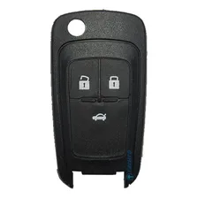 Capa Chave Canivete Cruze Onix Agile Cobalt Spin 3 Botões Foto mini 2