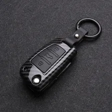 Capa Chave + Chaveiro Canivete Carbon Audi A1 A3 A4 Q3 Q5 S3 Foto mini 2
