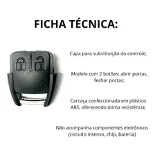 Capa Chave Controle Carcaça Reposição 2b Gm S10 Vectra Corsa Foto mini 2