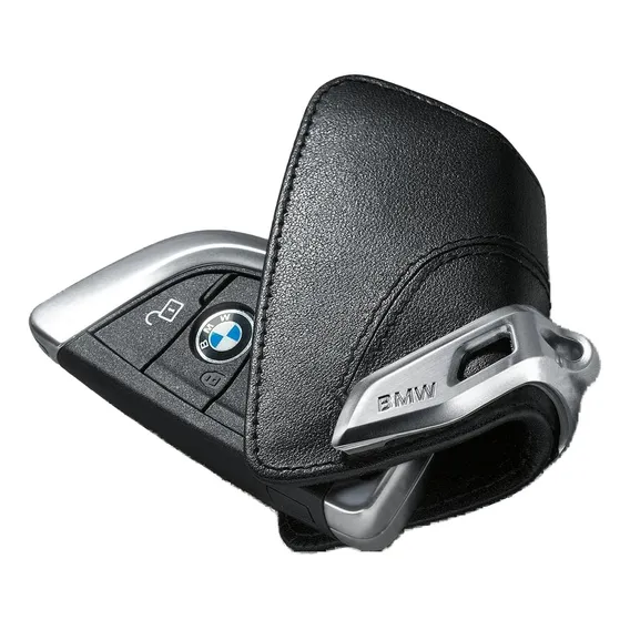 Capa Chave Couro Preto Bmw Foto 1