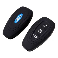 Capa Chave Presencial Ford Focusnew Fiesta Silicone 3 Botões Foto mini  3