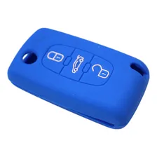 Capa Chave Silicone Citroën C3 Aircross C4 Pallas Azul Foto mini 3