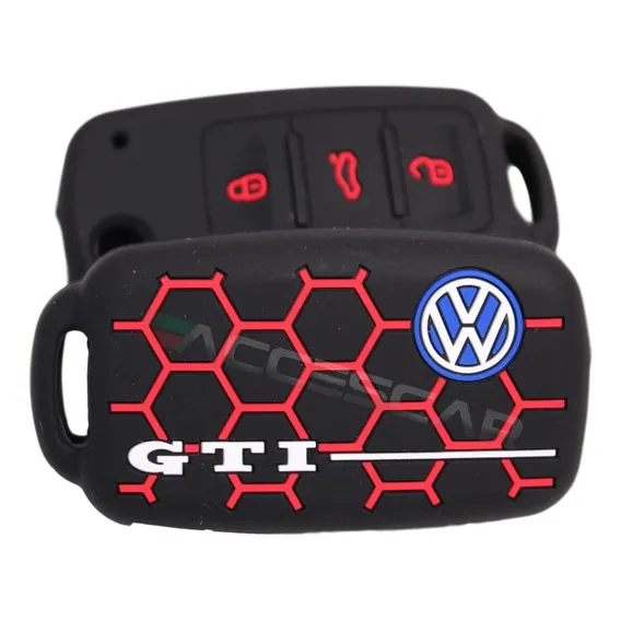 Capa Chave Silicone Vw Gti Jetta Golf Fox Gol Up Foto 1