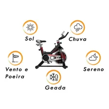 Capa Cobrir Bicicleta Ergométrica Para Spinning Forrada Cor Preto Foto mini 4