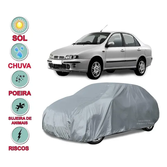 Capa Cobrir Carro Fiat Marea Impermeável Proteção Bezzter Foto 1