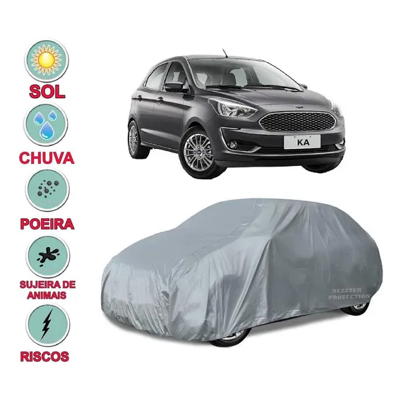 Capa Cobrir Carro Ford Ka Hatch ImpermeÔvel Proteção Foto 1