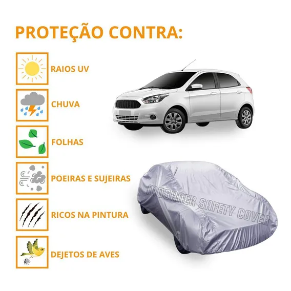 Capa Cobrir Carro Ford Ka Proteção Qualidade Foto 1