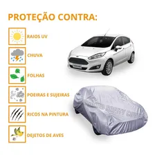 Capa Cobrir Carro Ford New Fiesta Hatch Protege ImpermeƔvel Foto mini 1