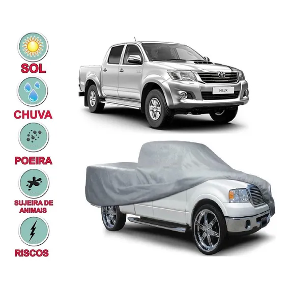 Capa Cobrir Carro Hilux ImpermeÔvel Proteção Foto 1