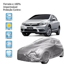 Capa Cobrir Carro Honda Civic Forrada Impermeavel Foto mini 1