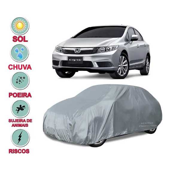 Capa Cobrir Carro Honda Civic ImpermeÔvel Proteção Foto 1