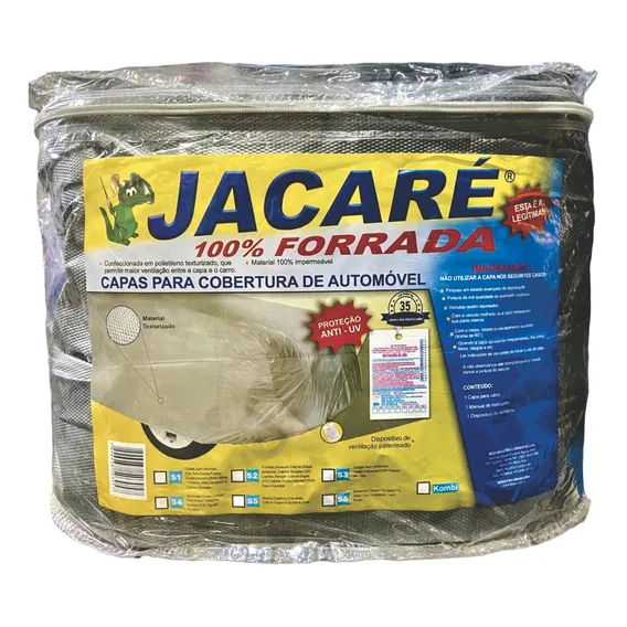 Capa Cobrir Carro Jacaré 100% Forrada P/ Gm S10 Cabine Dupla Foto 1