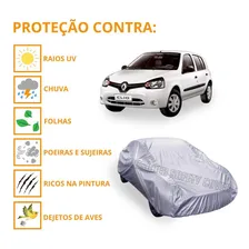 Capa Cobrir Carro Renault Clio Hatch Proteção Impermeável Foto  mini 1