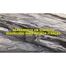 Capa Cobrir Carro Tamanho M Impermeável Cinza Forrada Sol Chuva Proteção UV Carrhel Foto mini 4