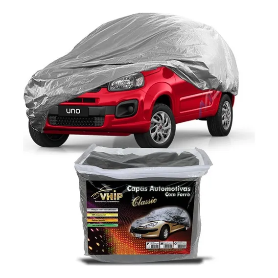 Capa Cobrir Carro Uno Attractive Com Forro 100% Impermeavel Foto 1