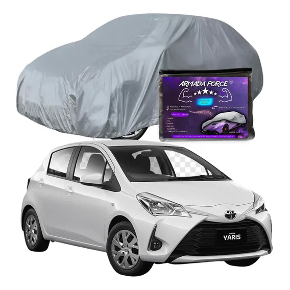 Capa Cobrir Carro Yaris Hatch 100% Forrada Armada Force Foto 1