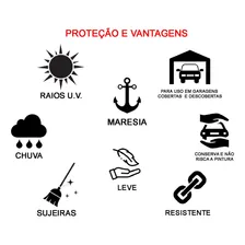Capa Cobrir Fiat Strada 2021 Proteção UV ImpermeÔvel Forrada Sol Chuva Carrhel Foto mini 2