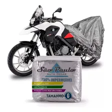 Capa Cobrir Moto Bmw G 650 Gs ImpermeÔvel Proteção Anti-uv Cor Cinza Foto mini 1