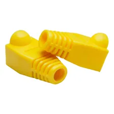 Capa Conector Amarelo Rj45 100 Peças Foto mini 3