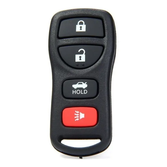 Capa Controle Alarme Nissan 4 Botões Tiida Sentra Frontier Foto 1
