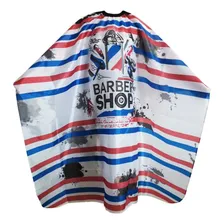 Capa Corte Barbearia Personalizada Barbershop Microfibra Foto mini 3