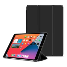 Capa Couro C/ Borracha + Pelicula P/ iPad 10,2 7ª / 8ª / 9ª Cor Preto Foto mini  2