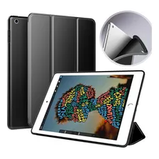 Capa Couro C/ Borracha + Pelicula P/ iPad 10,2 7ª / 8ª / 9ª Cor Preto Foto mini  3