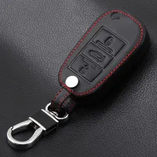 Capa Couro Chaveiro Chave Canivete 3btm Peugeot 208 308 408 Foto mini 2