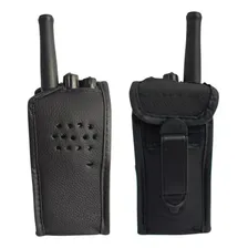 Capa Couro De Rádio Ht Comunicador Uhf Baofeng Bm-77 Foto mini 1