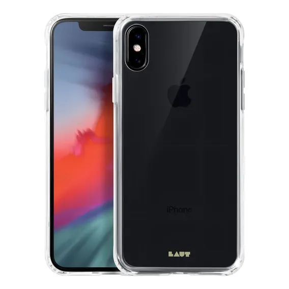 Capa Crystal-x Fundo Vidro /borda Transparente iPhone XS Max Liso Foto 1