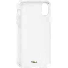 Capa Crystal-x Fundo Vidro /borda Transparente iPhone XS Max Liso Foto mini  2