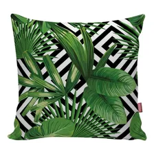 Capa De Almofada Decoração Natureza Folhagem Verde Anz65 Foto  mini 1