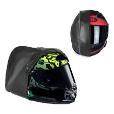 Capa De Capacete Universal De Couro Courvin Para Moto Foto mini 1