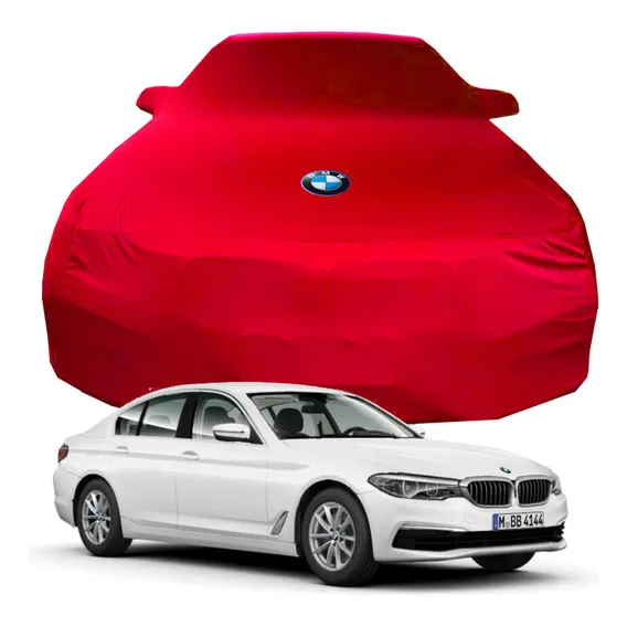 Capa De Carro Bmw 330i Tecido Lycra-alta Qualidade Cor Vermelho Foto 1